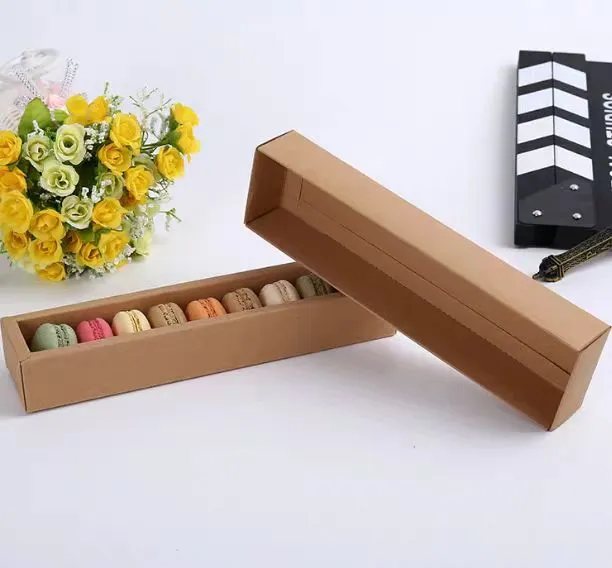 크래프트 종이 스낵 박스